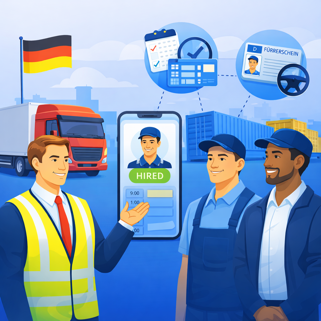 LKW-Fahrer & Logistik: Recruiting, Führerschein, Einsatzplanung (2026)