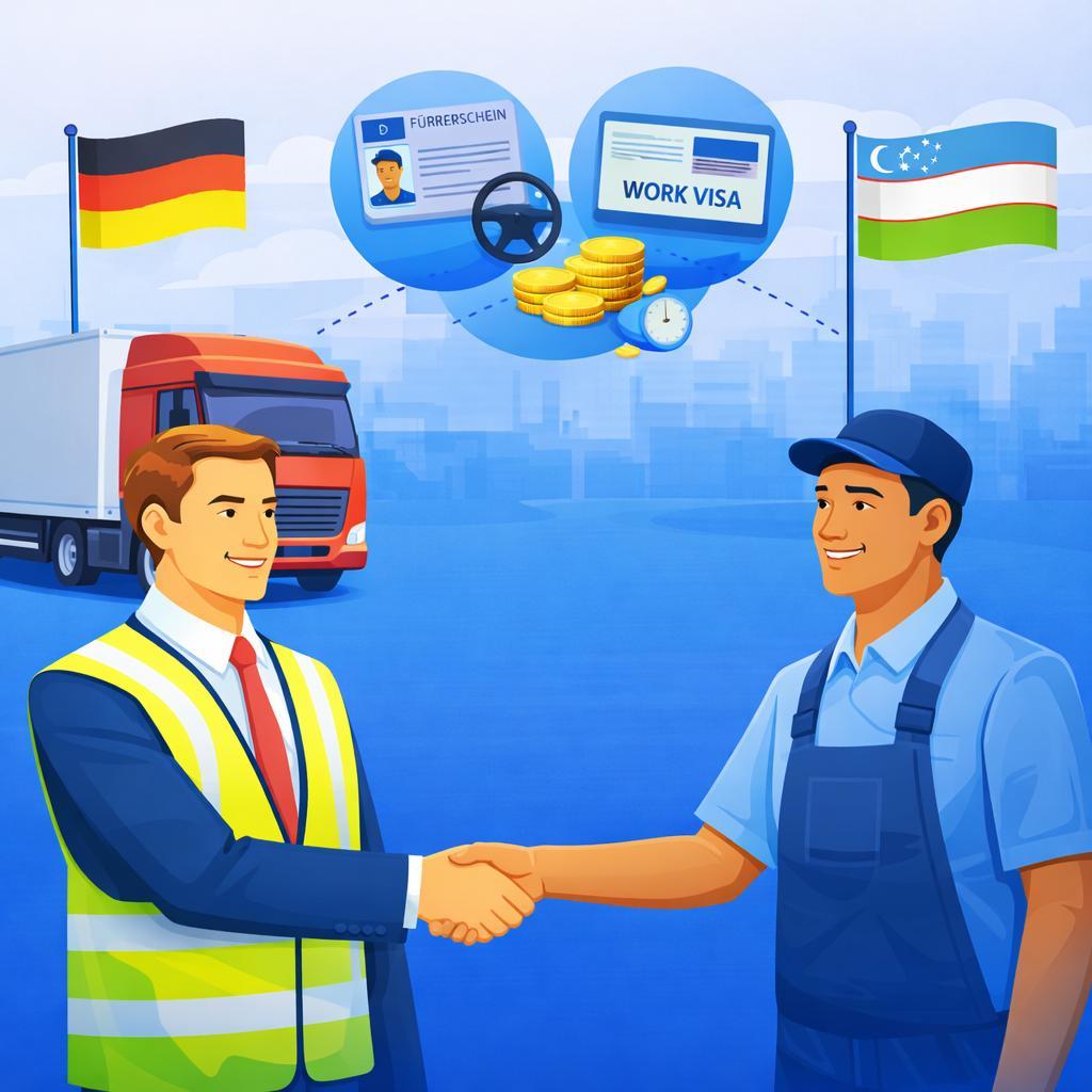 LKW-Fahrer aus Usbekistan einstellen